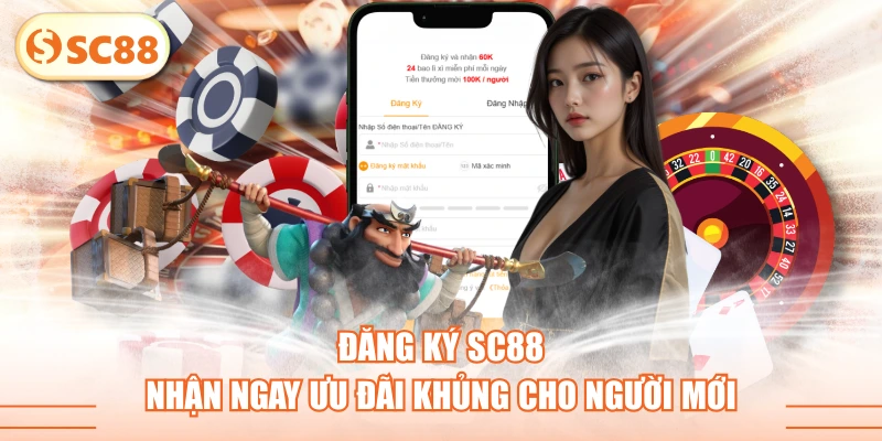 Đăng Ký SC88 - Nhận Ngay Ưu Đãi Khủng Cho Người Mới 1 Đăng Ký SC88 - Nhận Ngay Ưu Đãi Khủng Cho Người Mới